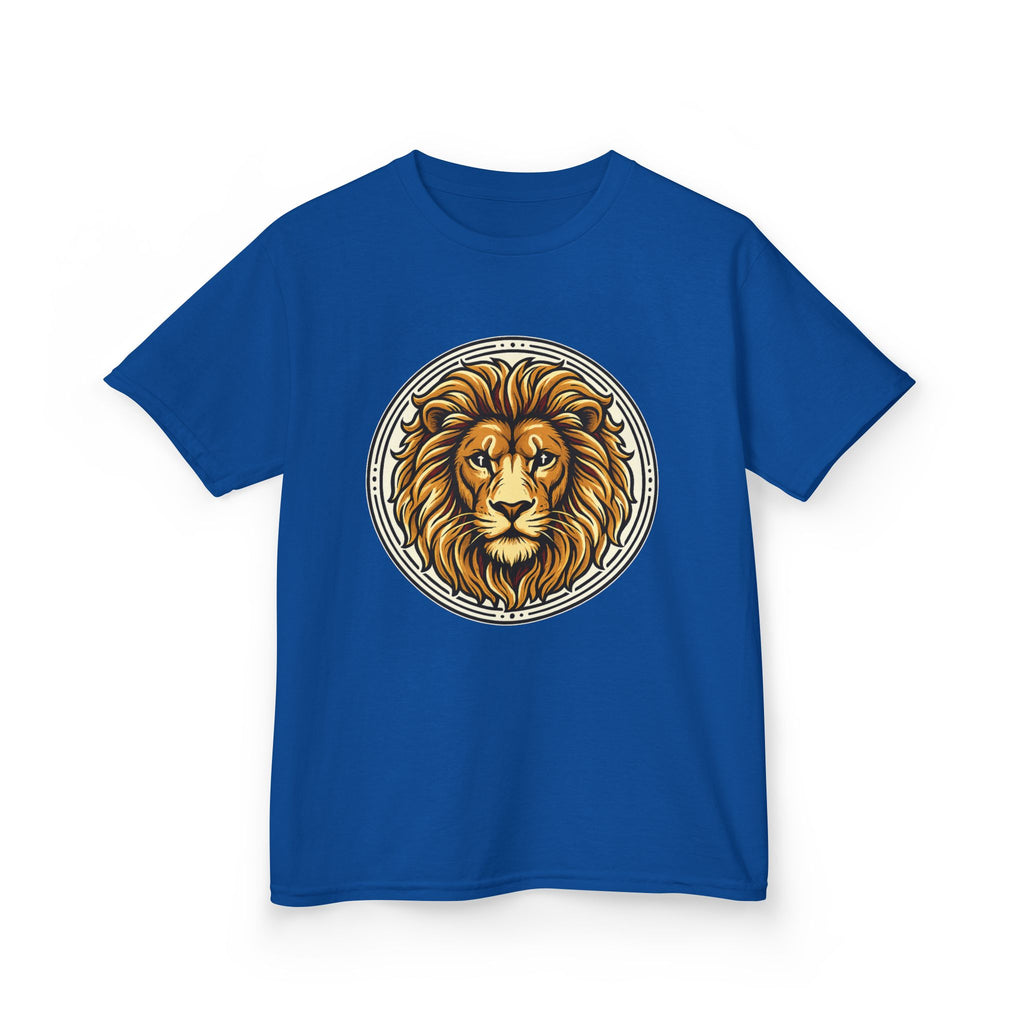 Lion of Judah Tee with the Cross of Jesus as the eyes