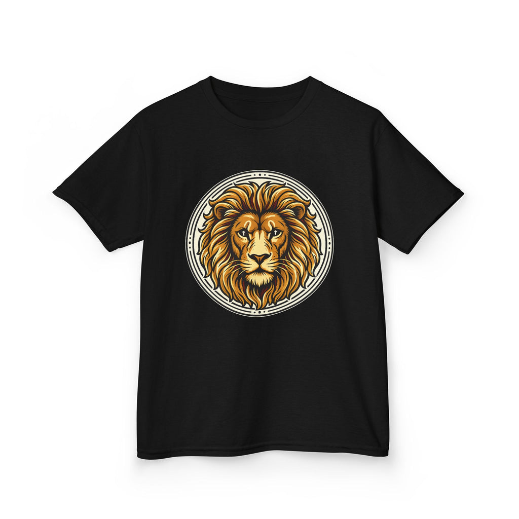 Lion of Judah Tee with the Cross of Jesus as the eyes