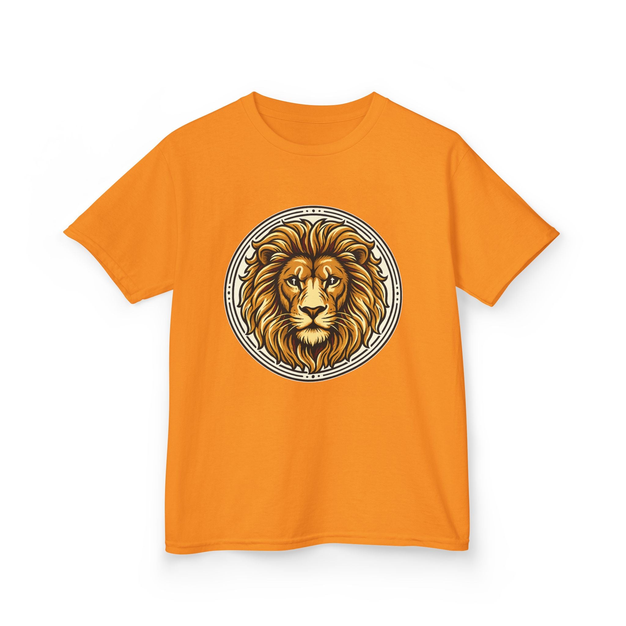 Lion of Judah Tee with the Cross of Jesus as the eyes