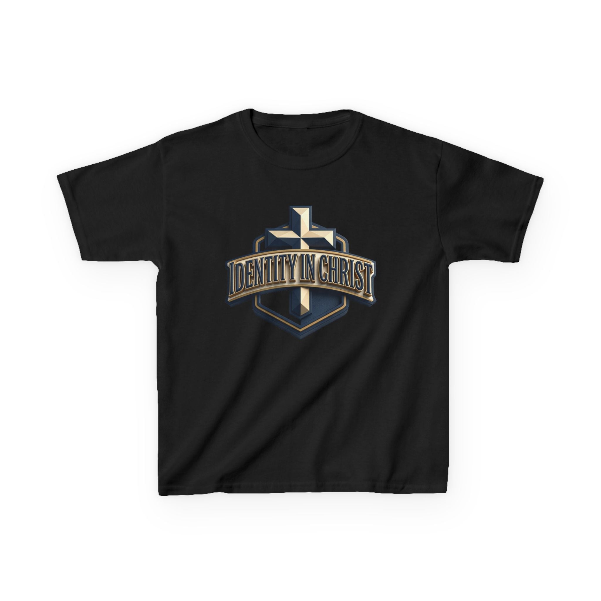Kids 'Identity in Christ' Cross Tee — Christian Youth Shirt
