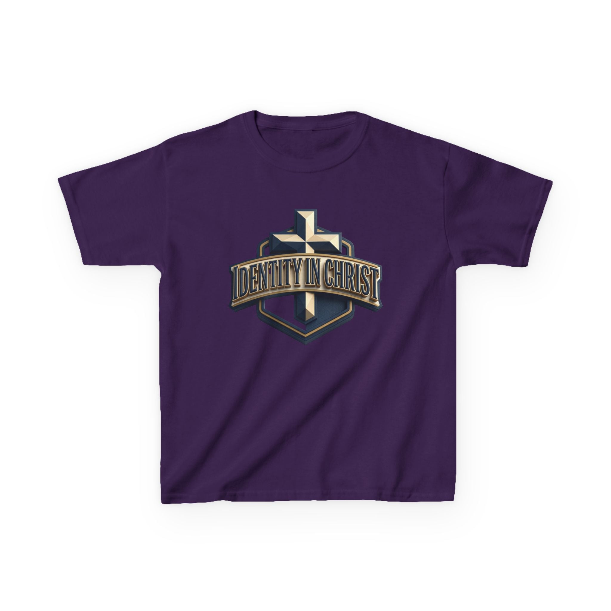Kids 'Identity in Christ' Cross Tee — Christian Youth Shirt