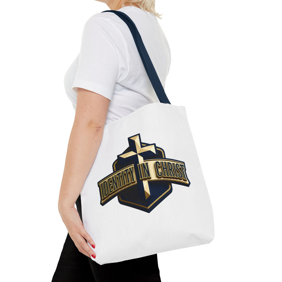 Identity in Christ Cross Tote Bag