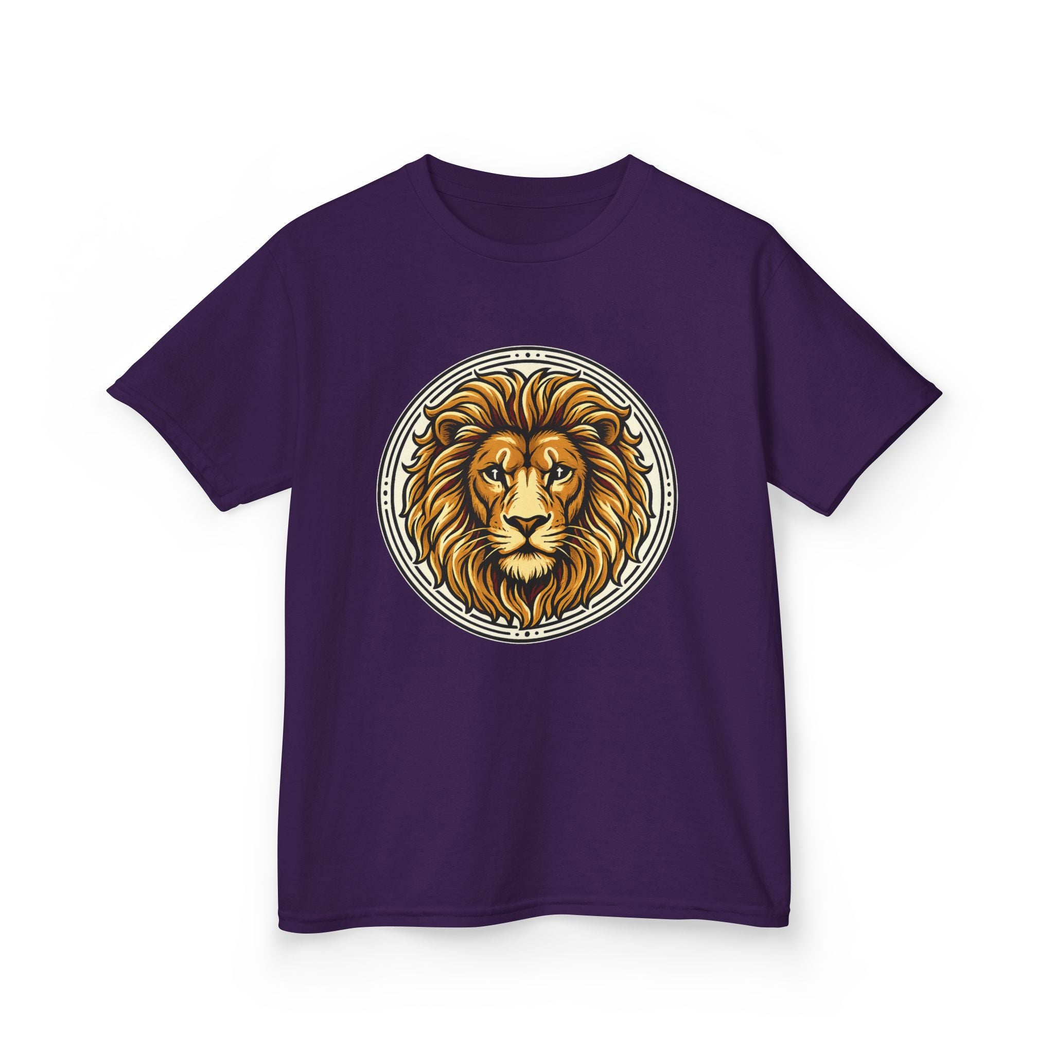 Lion of Judah Tee with the Cross of Jesus as the eyes