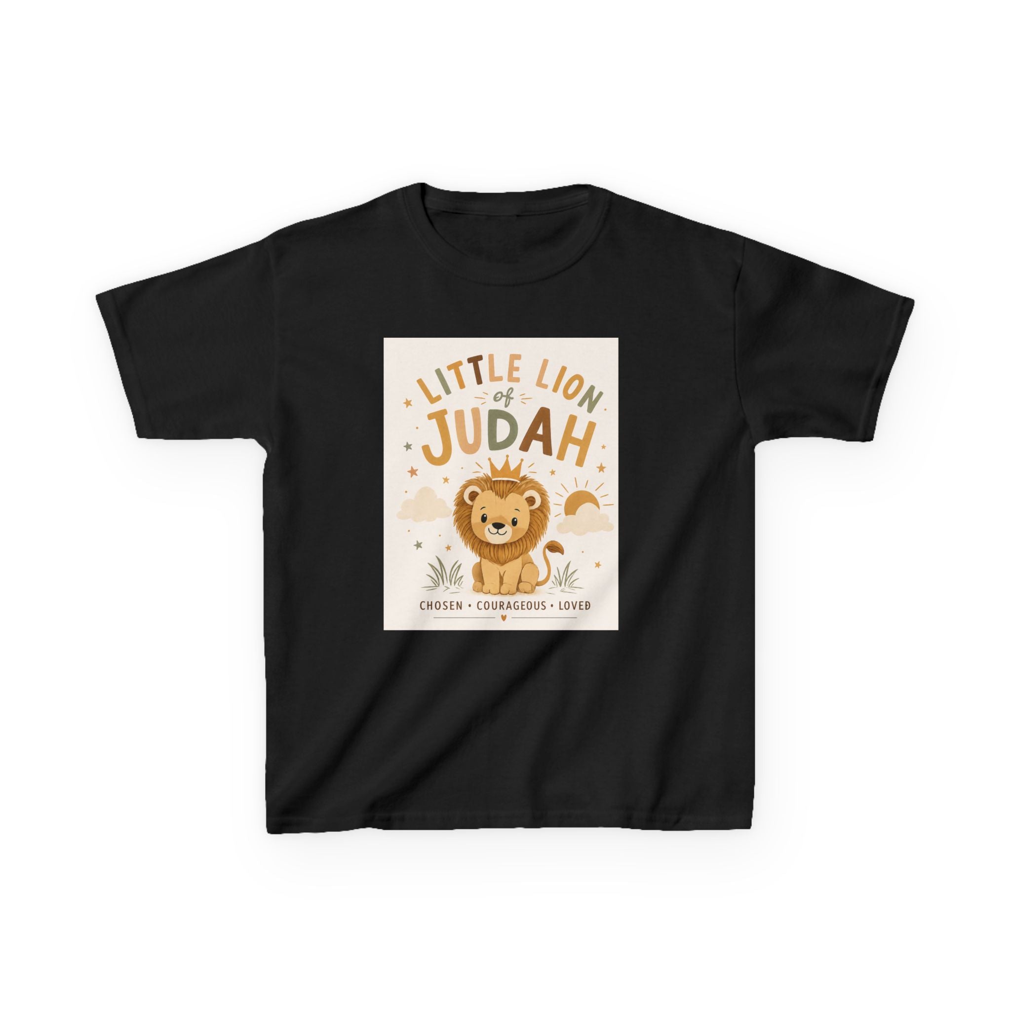 Kids T-Shirt — "Little Lion of Judah"