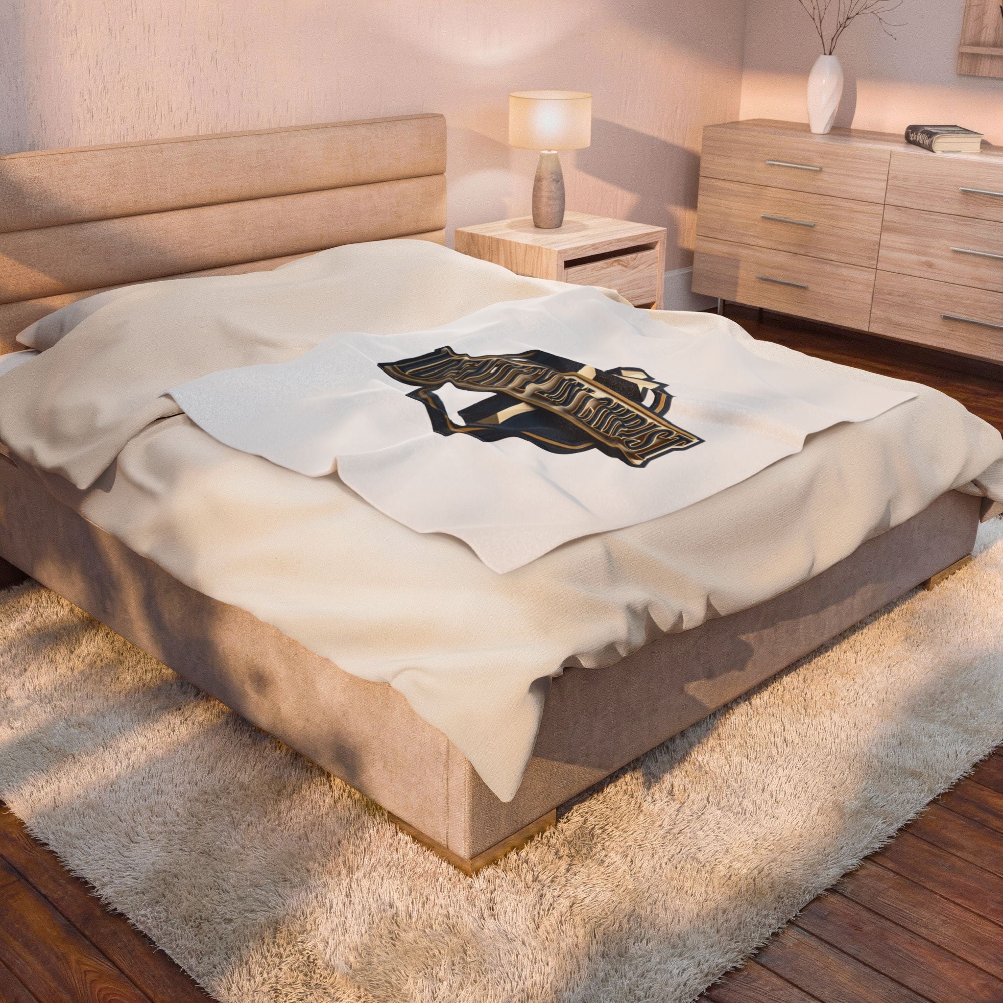 Identity in Christ Plush Blanket — Soft Velveteen Christian Throw