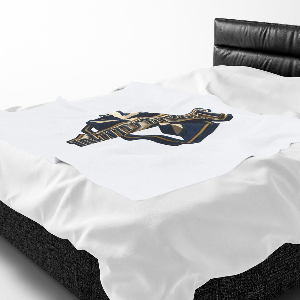 Identity in Christ Plush Blanket — Soft Velveteen Christian Throw