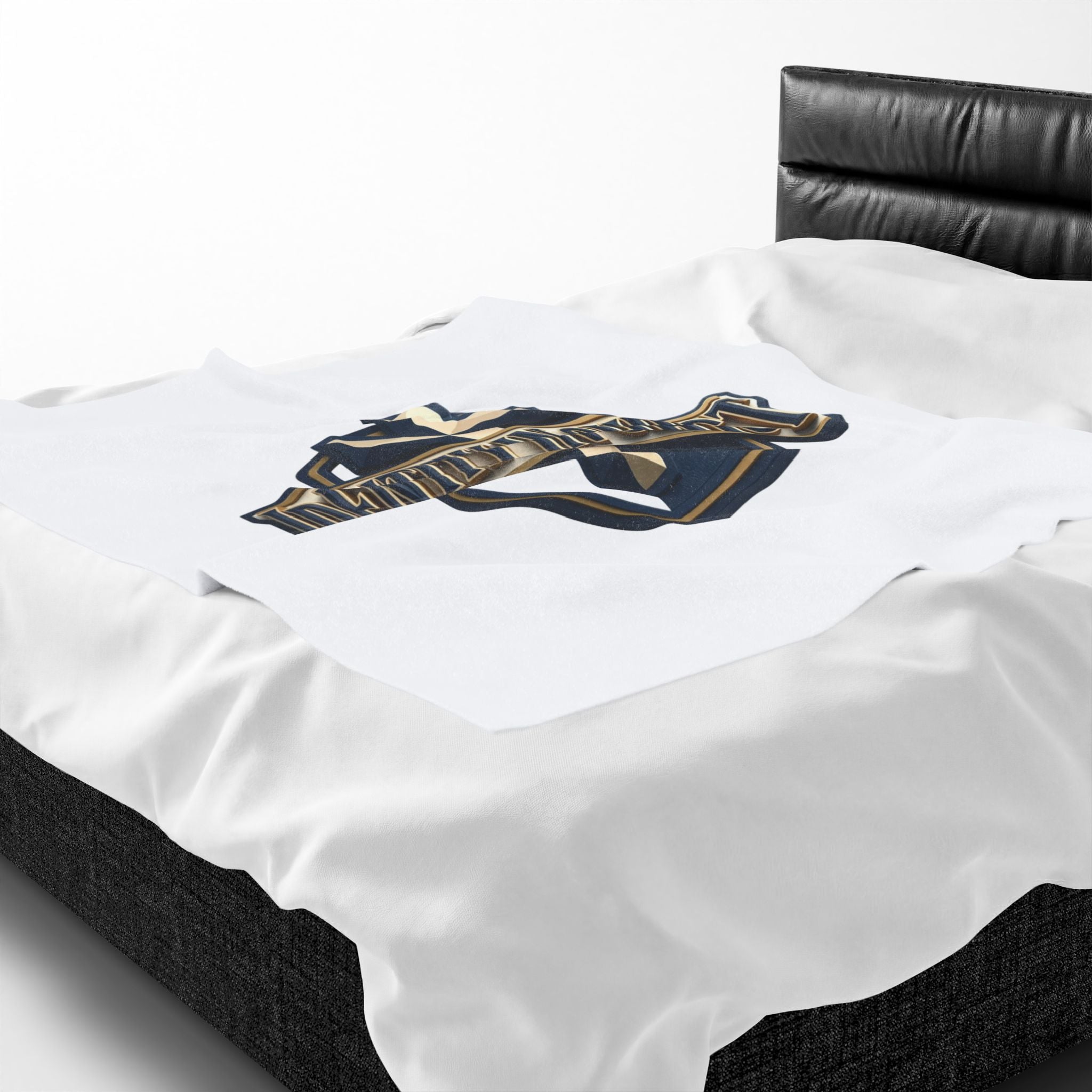 Identity in Christ Plush Blanket — Soft Velveteen Christian Throw