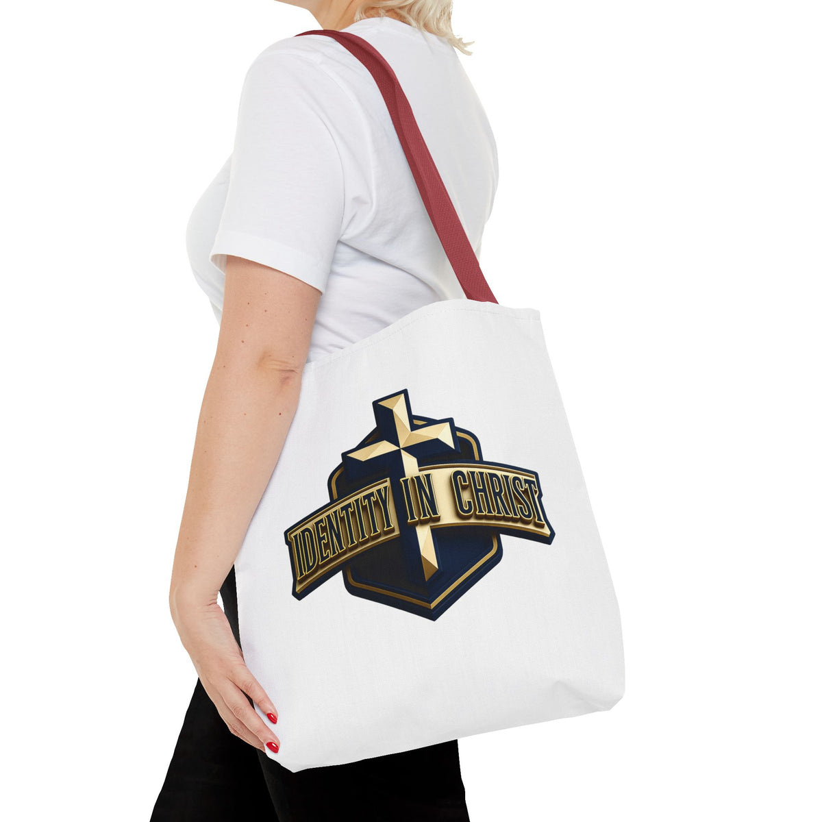 Identity in Christ Cross Tote Bag