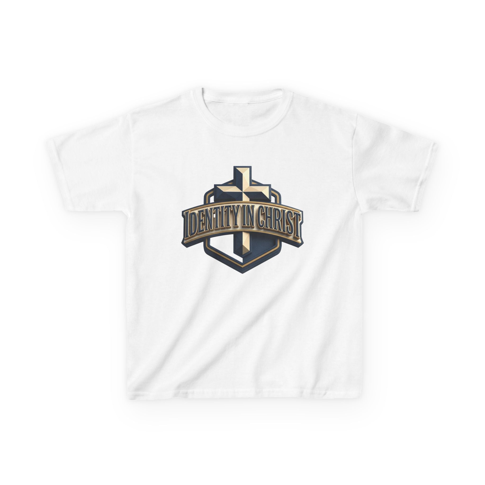 Kids 'Identity in Christ' Cross Tee — Christian Youth Shirt