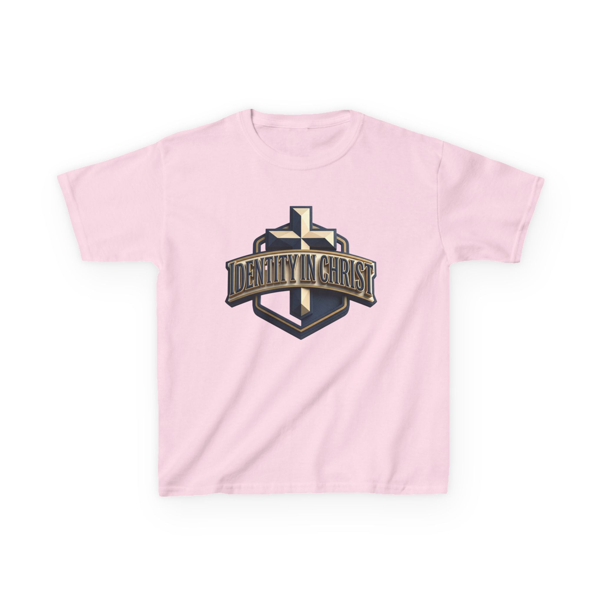 Kids 'Identity in Christ' Cross Tee — Christian Youth Shirt