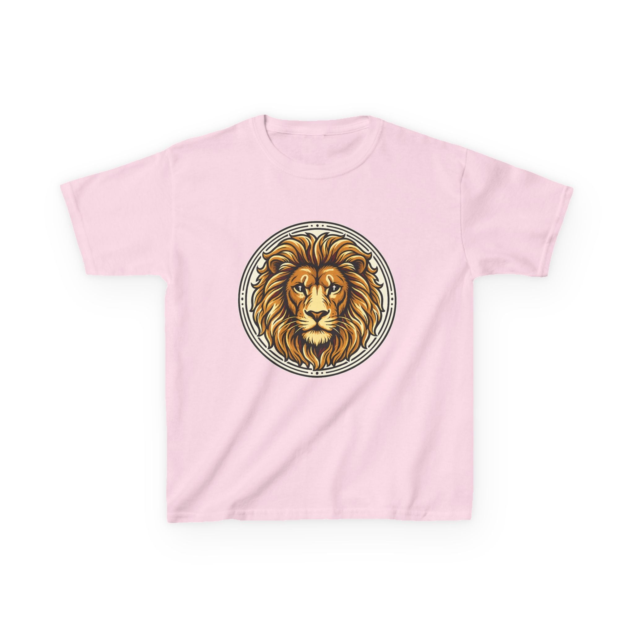 Lion of Judah Tee with the Cross of Jesus as the eyes