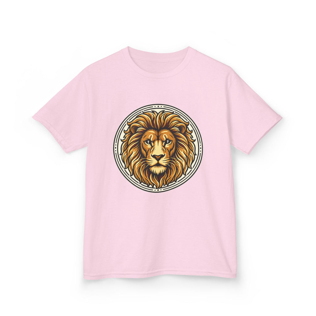 Lion of Judah Tee with the Cross of Jesus as the eyes