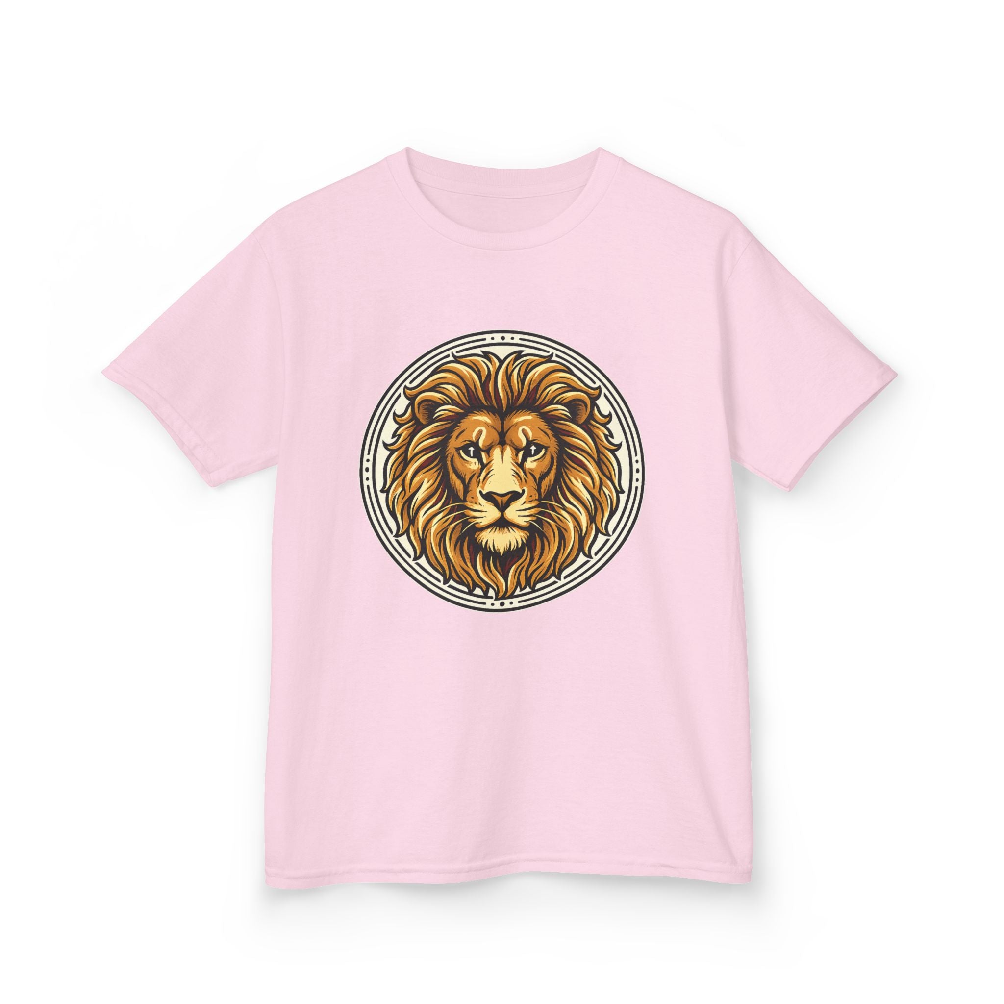 Lion of Judah Tee with the Cross of Jesus as the eyes