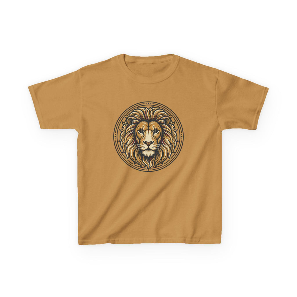 Lion of Judah Tee with the Cross of Jesus as the eyes