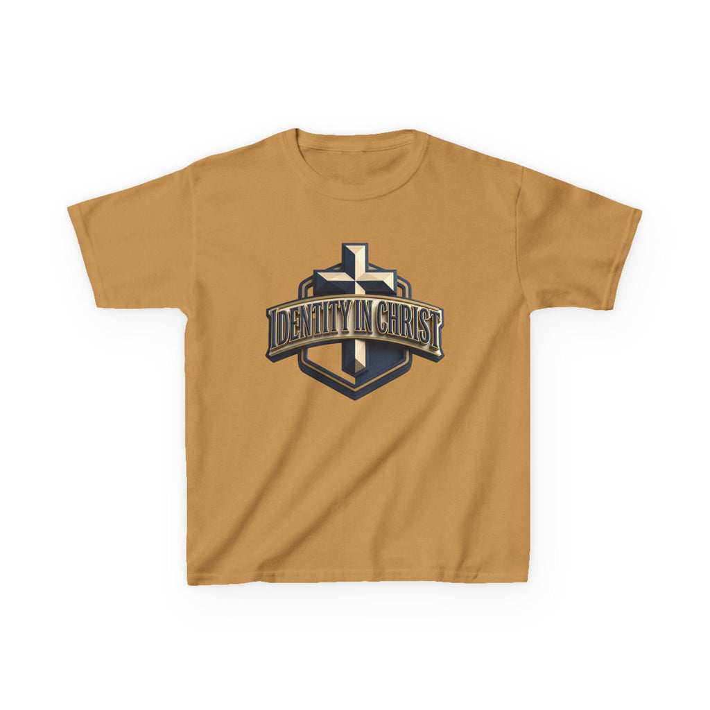 Kids 'Identity in Christ' Cross Tee — Christian Youth Shirt