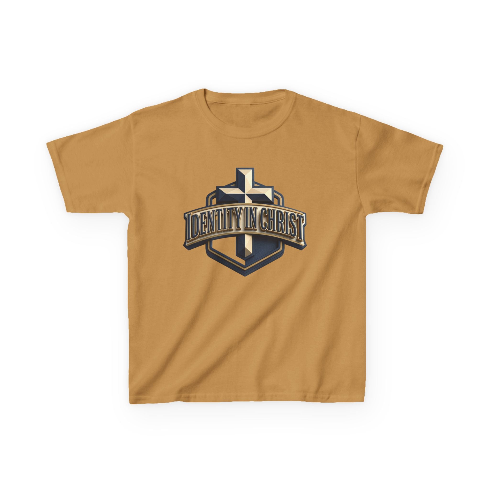 Kids 'Identity in Christ' Cross Tee — Christian Youth Shirt