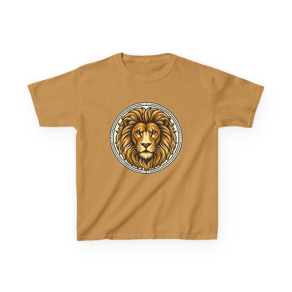 Lion of Judah Tee with the Cross of Jesus as the eyes