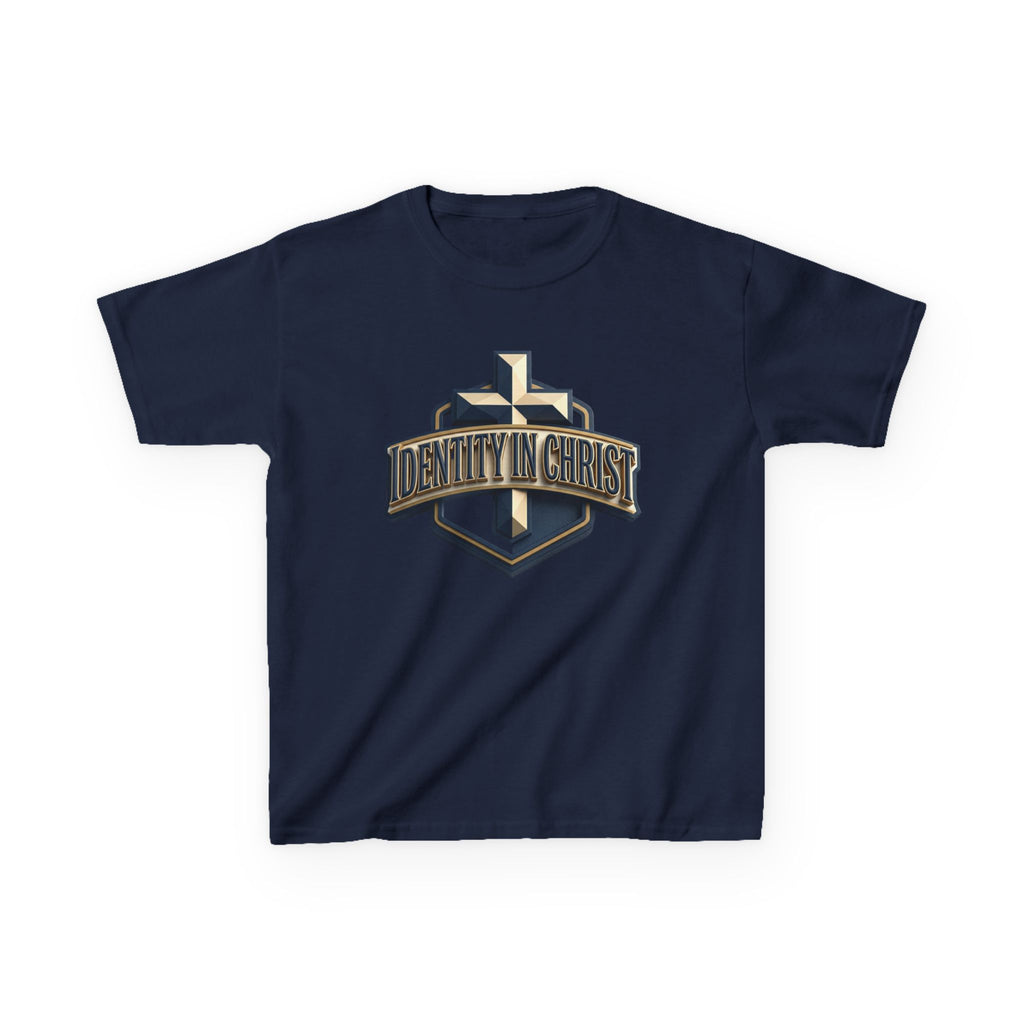 Kids 'Identity in Christ' Cross Tee — Christian Youth Shirt