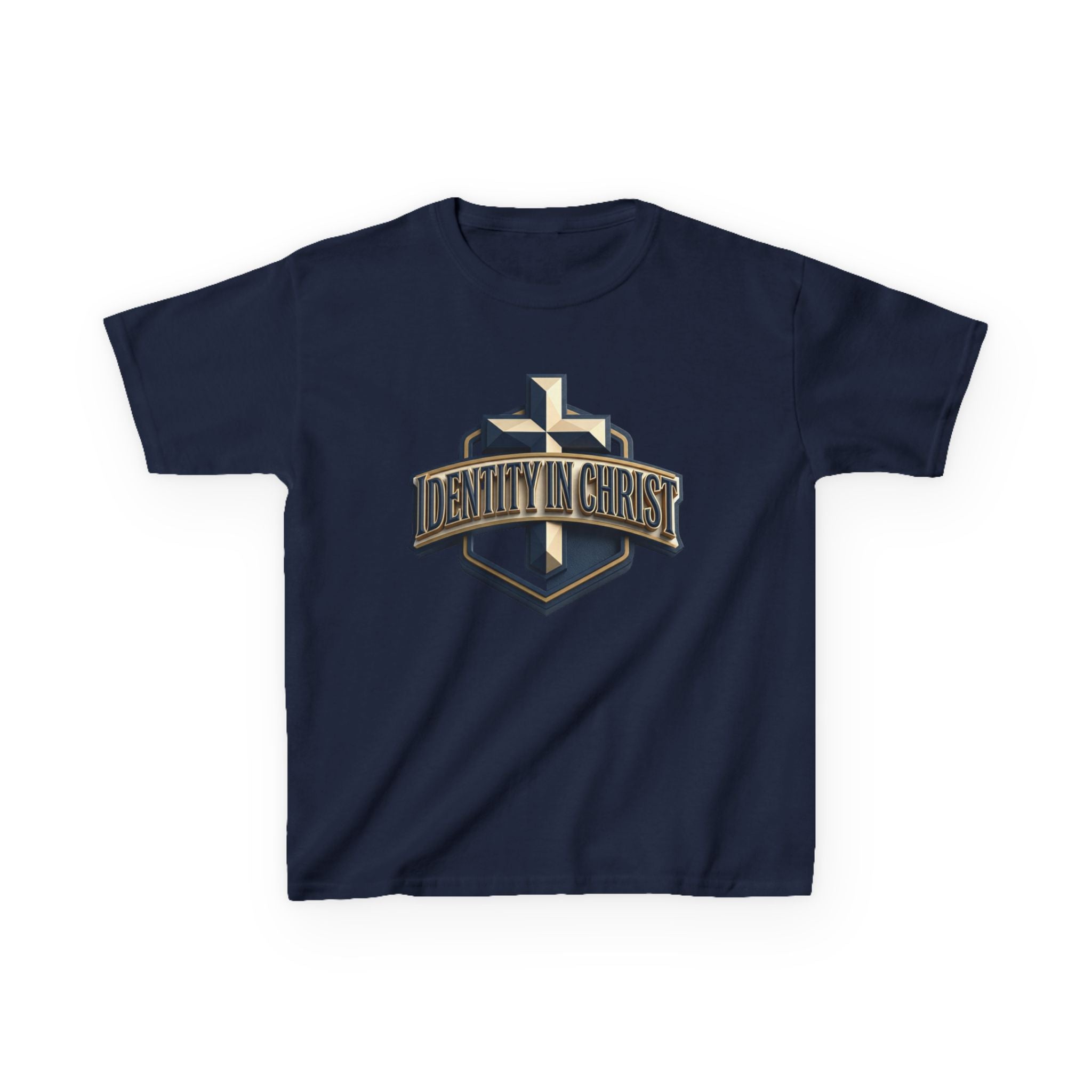 Kids 'Identity in Christ' Cross Tee — Christian Youth Shirt