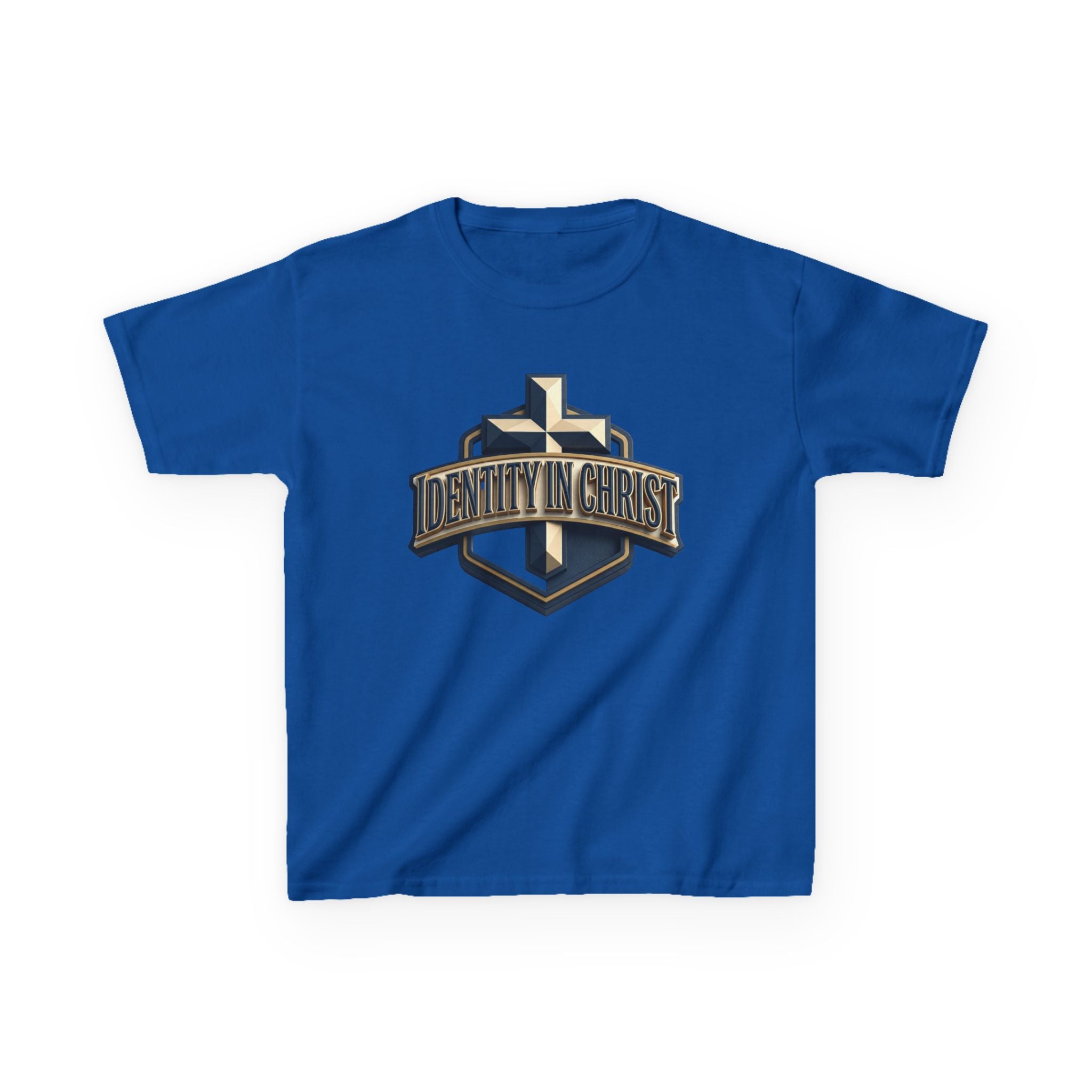 Kids 'Identity in Christ' Cross Tee — Christian Youth Shirt