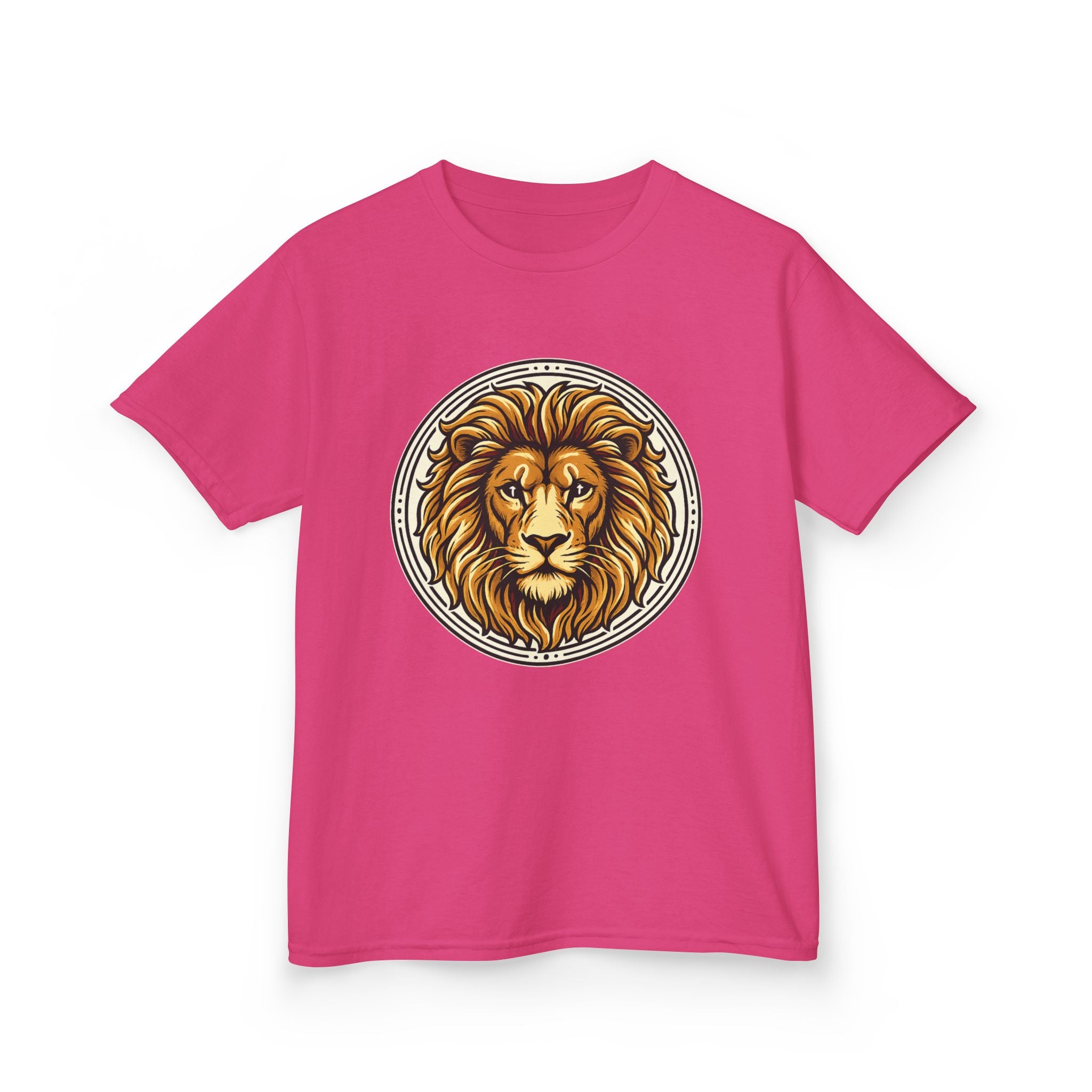 Lion of Judah Tee with the Cross of Jesus as the eyes
