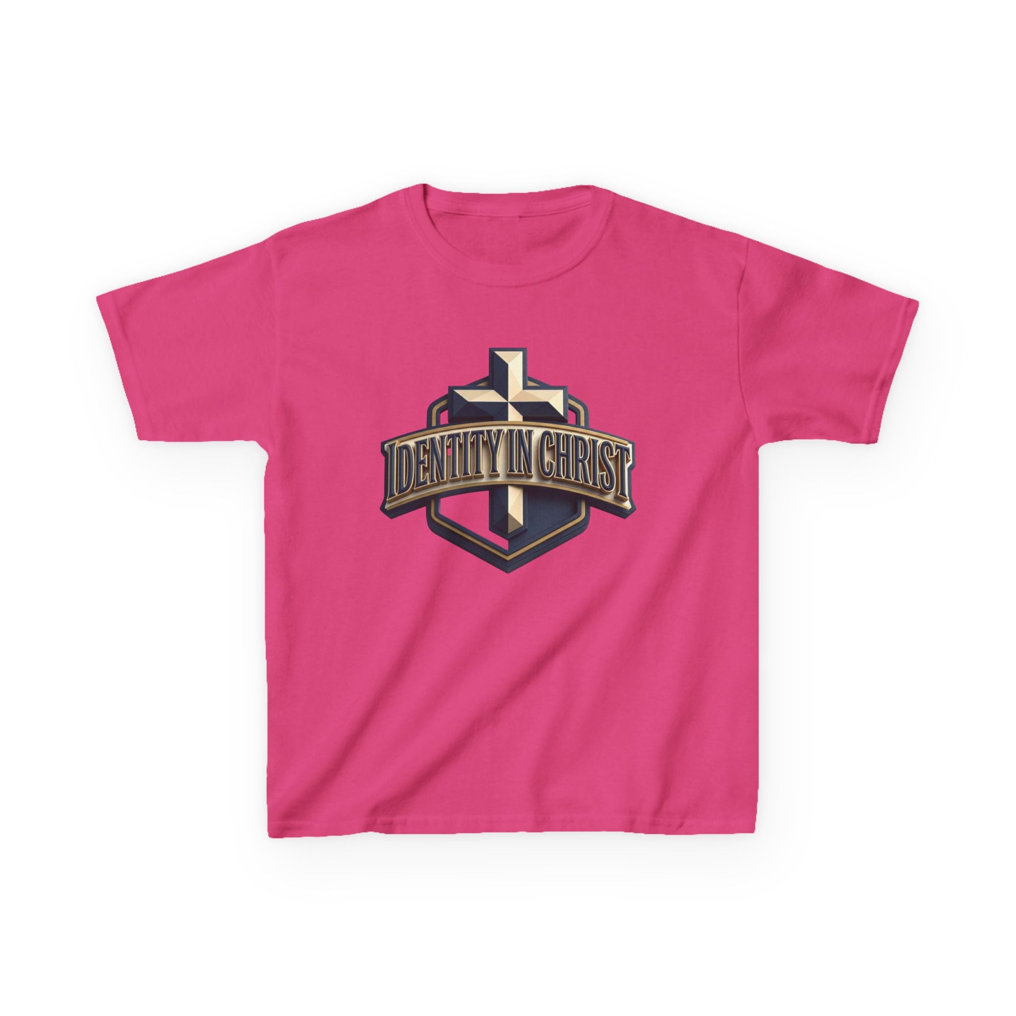 Kids 'Identity in Christ' Cross Tee — Christian Youth Shirt