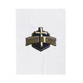 Identity in Christ Plush Blanket — Soft Velveteen Christian Throw
