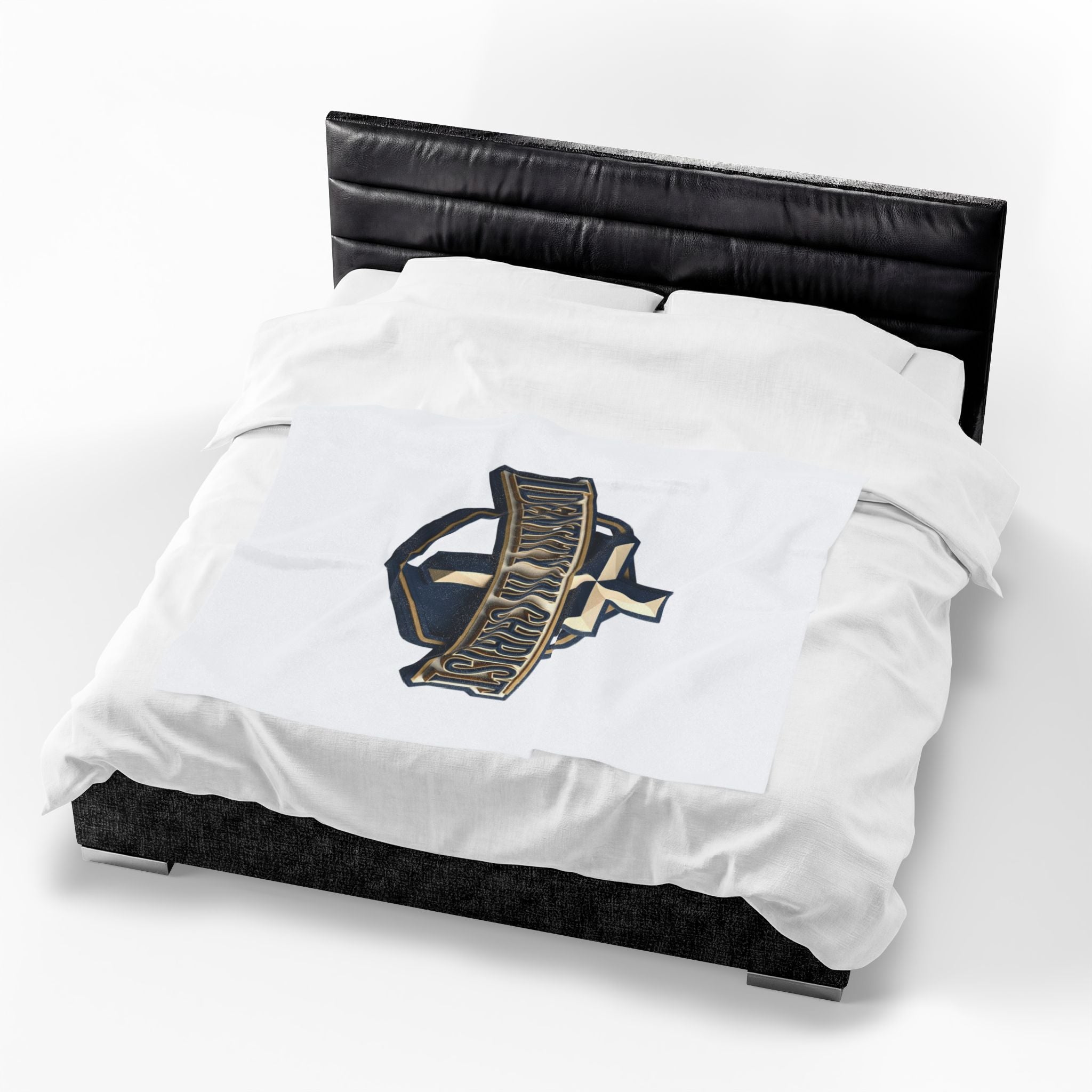 Identity in Christ Plush Blanket — Soft Velveteen Christian Throw