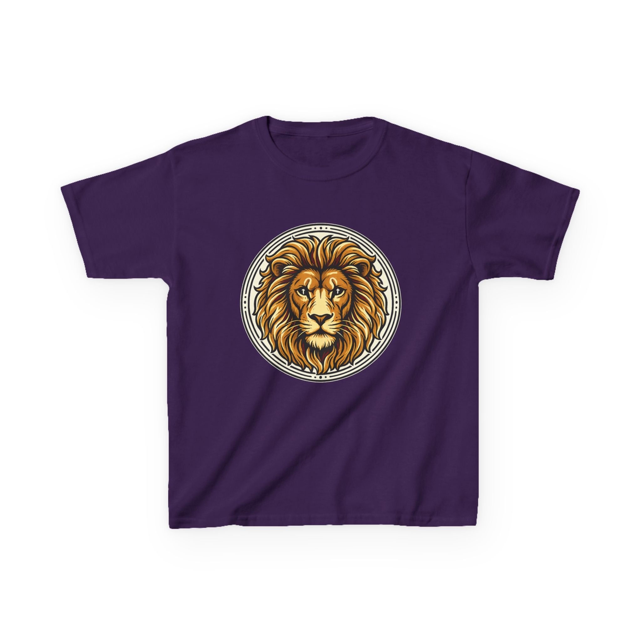 Lion of Judah Tee with the Cross of Jesus as the eyes