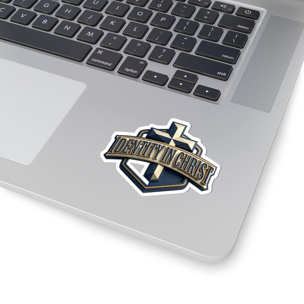 Identity in Christ Cross Sticker —