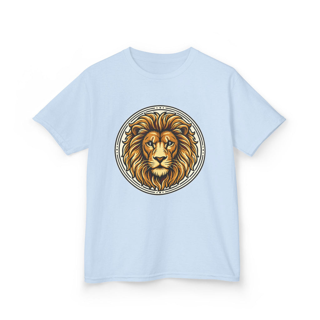 Lion of Judah Tee with the Cross of Jesus as the eyes