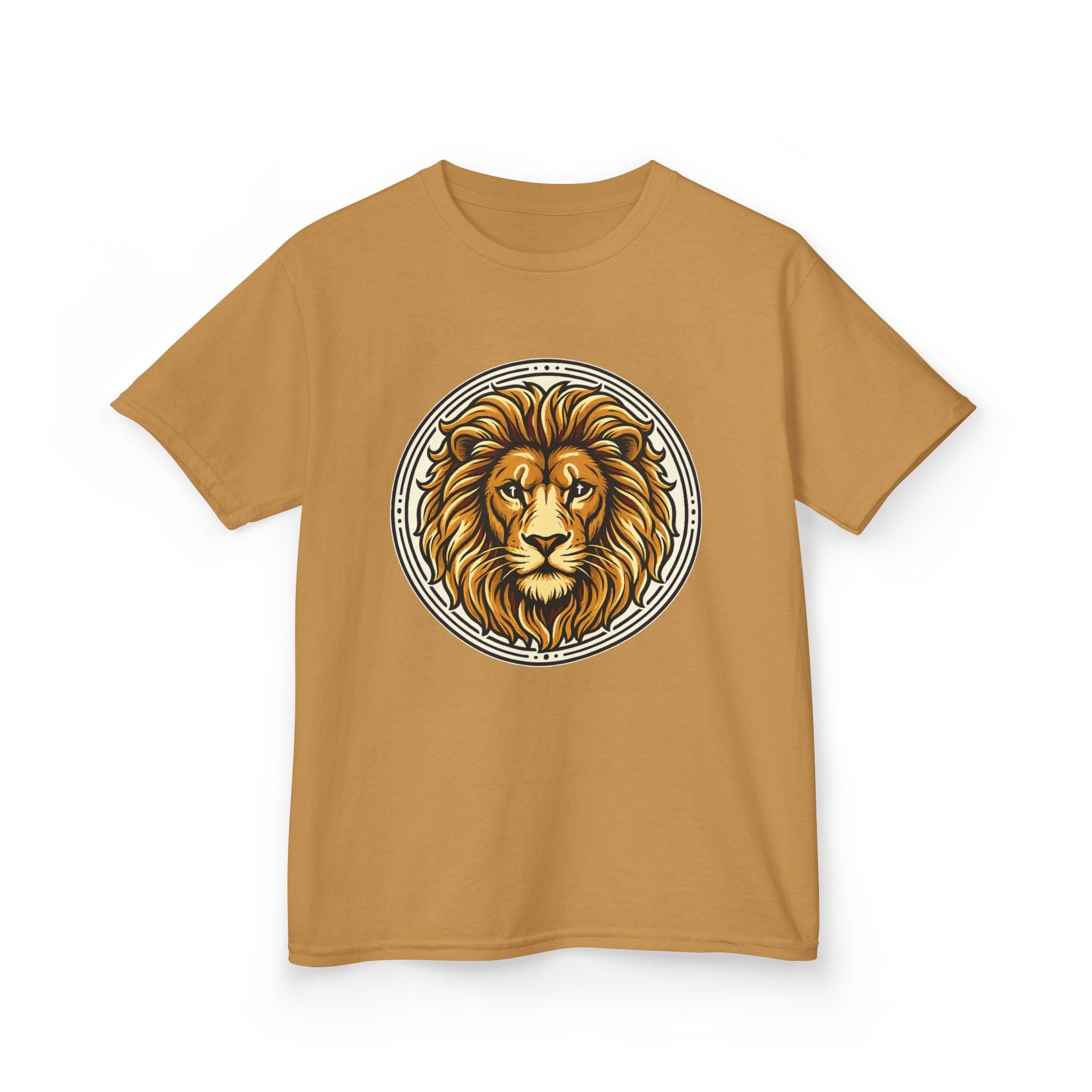 Lion of Judah Tee with the Cross of Jesus as the eyes