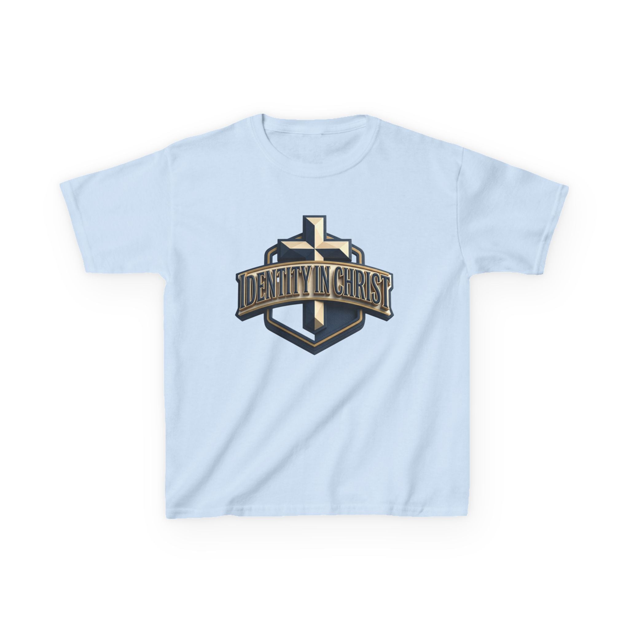 Kids 'Identity in Christ' Cross Tee — Christian Youth Shirt