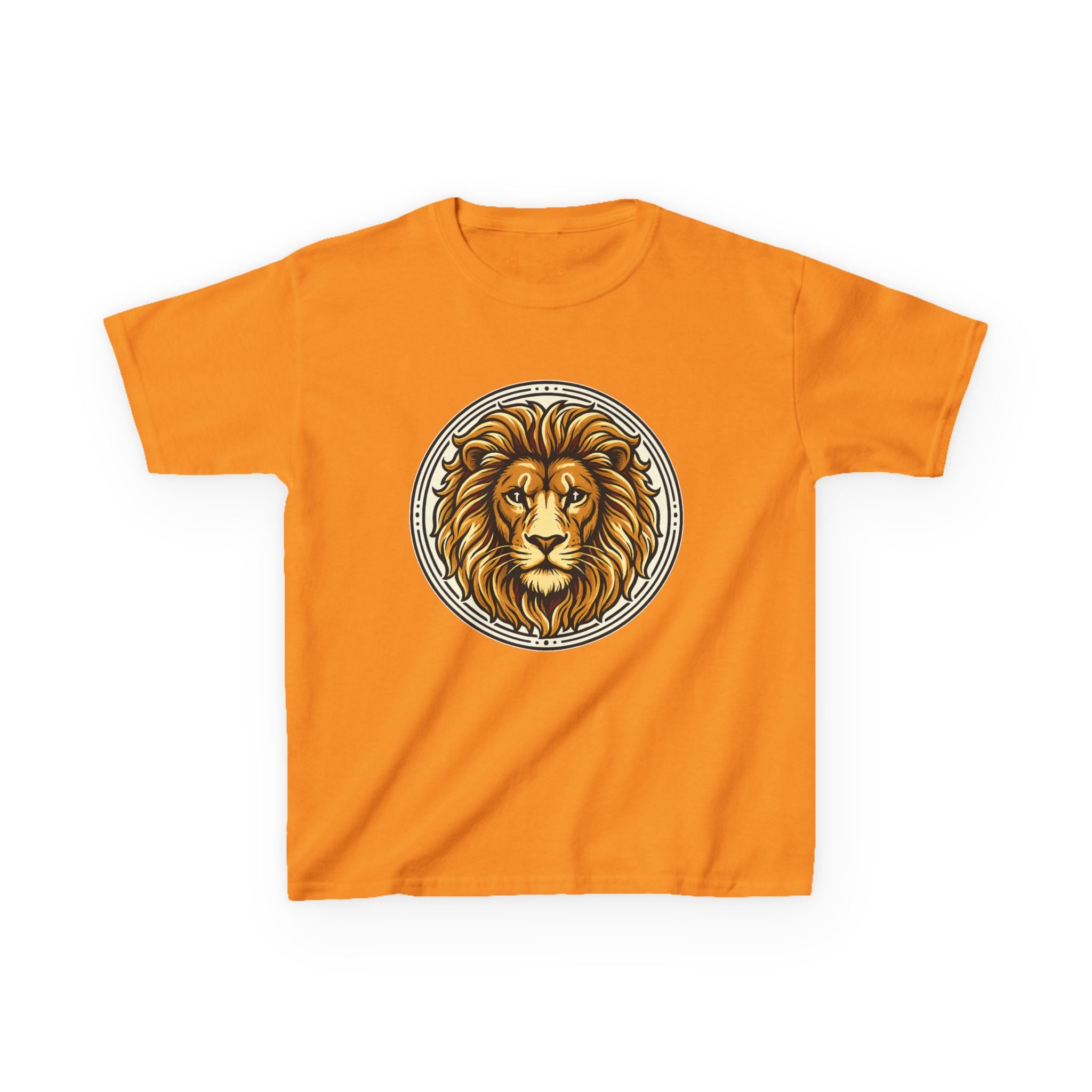 Lion of Judah Tee with the Cross of Jesus as the eyes