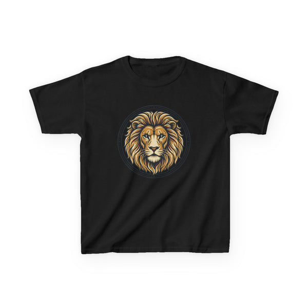 Lion of Judah Tee with the Cross of Jesus as the eyes